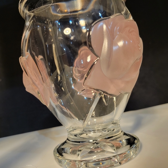 Vintage Teleflora French Crystal Art Vase - Picture 8 of 9